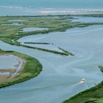 Veduta aerea Delta del Po